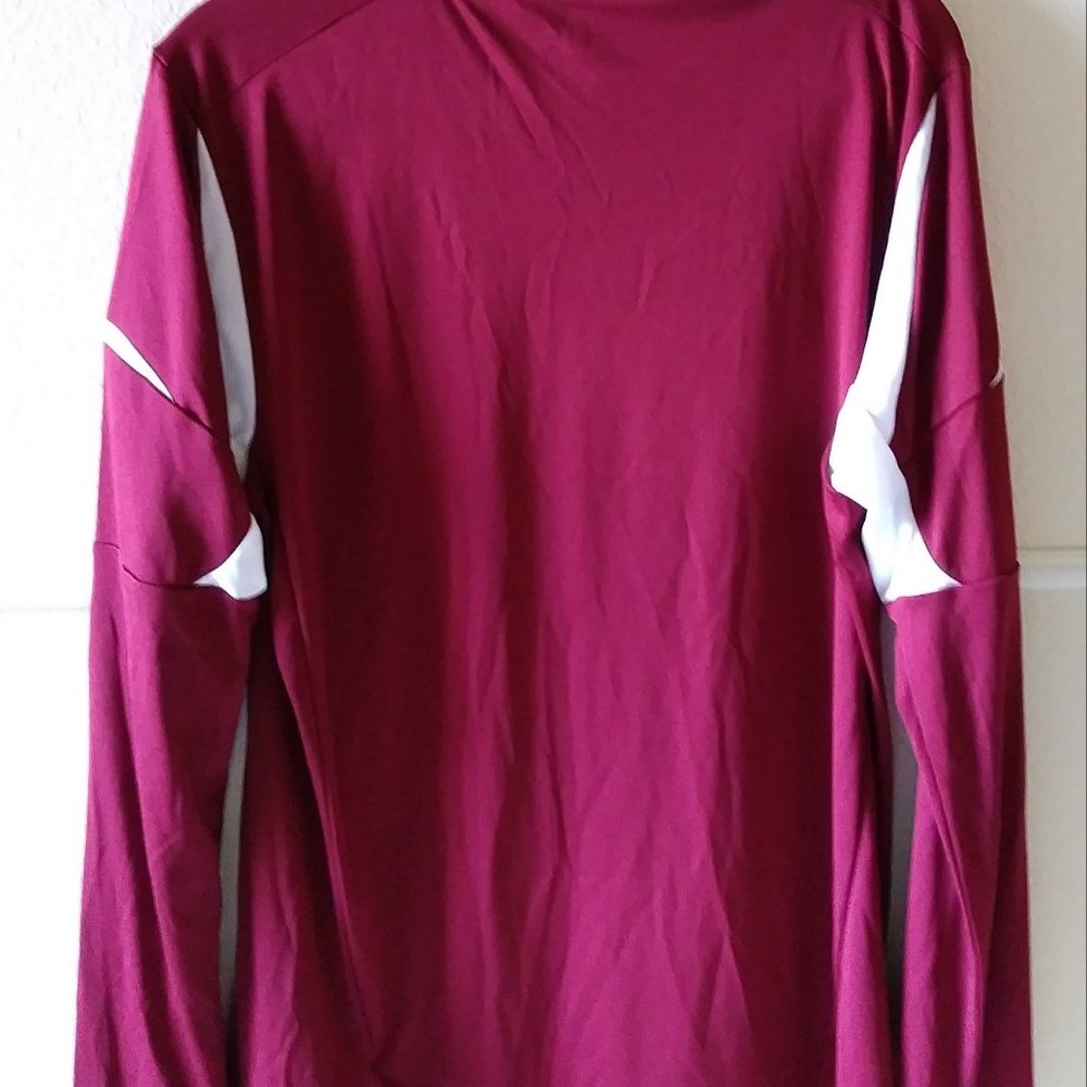 SOLD SOLD Adidas Burgundy Climalite Large Shirt - Picture 11 of 16